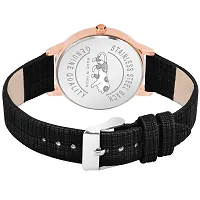 Watch City Analogue Genuine Leather Belt Women's Watch and Girl's Watch Combo Pack of 2 (Multicolor Dial Multicolor Strap) (Black-Pink)-thumb2