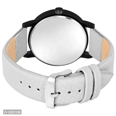 Watch City Analog Black Dial and White Strap Boys and Mens Watch (White)-thumb4