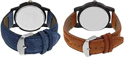 Jay Enterprise Pack of 2 Multicolour Dial Analog Watch for Mens and Boys-thumb2