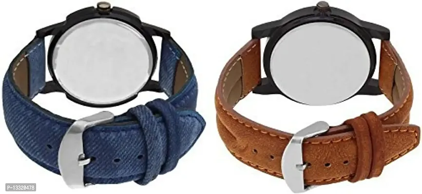 Jay Enterprise Pack of 2 Multicolour Dial Analog Watch for Mens and Boys-thumb3