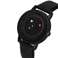 Watch City Analog Black Dial and White Strap Boys and Mens Watch (Black)-thumb1