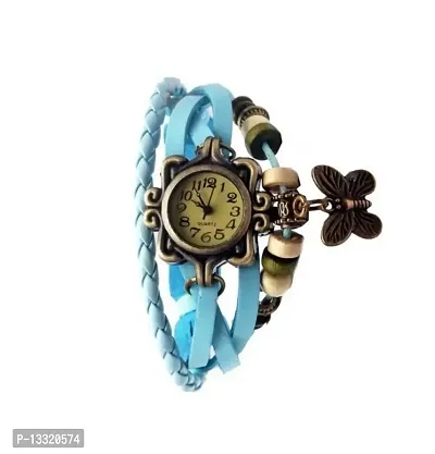 Jay Enterprise Casual Analog Brown Dial Women Watch - Dori Sky Blue