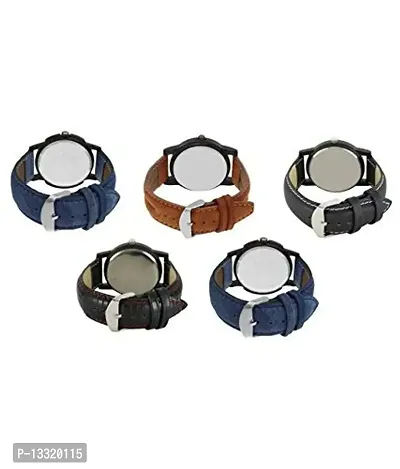 Jay Enterprise Pack of 5 Multicolour Analog Watch for Men and Boys-thumb3