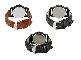 Watch City Analog Watch for Men and Boys Formal Wrist Watch Multicolor (Set of 3)-thumb1