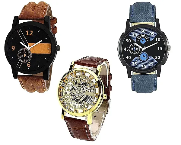 Watch City Jay Enterprise Pack of 3 Analog Analog Watch for Men and Boys-Watch