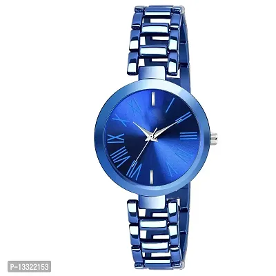 Watch City Watch for Girl and Women Analogue Dial Women's Watch, Club Watches for Women and Girl Stainless Steel Belt Gift for Girl Friends | Wife |Sister|Blue-thumb0