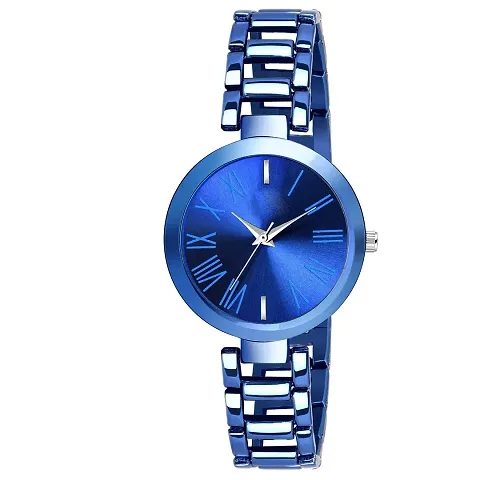 Watch City Watch for Girl and Female | Women | Ladies Analogue Dial Women's Watch, Club Watches for Women and Girl Stainless Belt Gift for Girl Friends | Wife |Sister|Blue