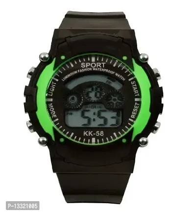 Jay Enterprise Casual Digital Green Dial Men Watch - 7 Light Green