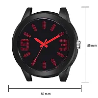 Watch City Men's and Boys Watch Quartz Movement Dial Color Grey and Belt Red Look Analog for Boy and Men Analog Watch-thumb3