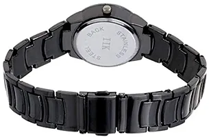 Jay Enterprise Casual Analog Black Dial Women Watch - IIK Women Blk-thumb2