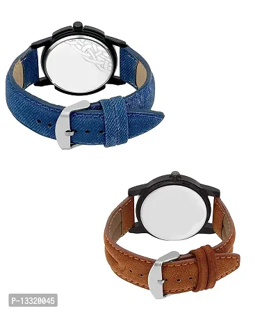 Jay Enterprise Pack of 2 Multicolour Dial Analog Watch for Men and Boys-thumb3