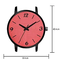 Watch City New Casual Black and Red Color Attractive Dial with Trending Magnetic Analogue Metal Strap Watches for Girl's and Women's Pack of ? 2 with Rose Gold Color Bracelet-thumb4