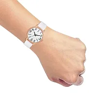 Watch City Watch for Girl's and Women's Classy Analogue Dial and Belt Girl's Watch (White)-thumb4