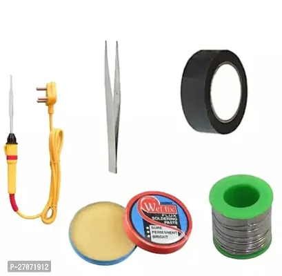 25 WATT SOLDERING IRON | CHIMTI | TAPE | PASTE |  WIRE