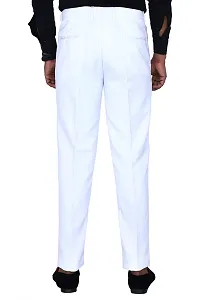 KRG FASHION Men's Regular Fit Cotton Trouser (KRG-FRMLTRSR-WHT-12-38_White_38)-thumb3