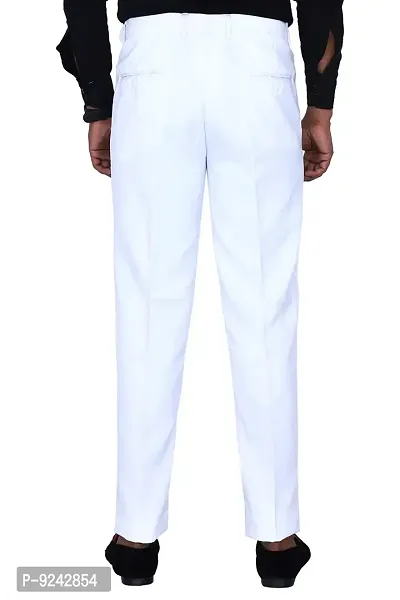 KRG FASHION Men's Regular Fit Cotton Trouser (KRG-FRMLTRSR-WHT-12-38_White_38)-thumb4