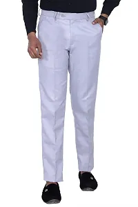 KRG FASHION Men's Regular Fit Cotton Trouser (KRG-FRMLTRSR-GRY-01-34_Grey_34)-thumb1