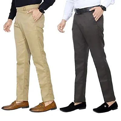 Kadls Casual Wear Mens Regular Fit Cotton Trouser