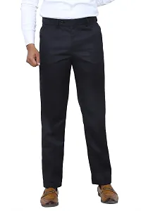 KRG FASHION Men's Regular Fit Cotton Trouser (KRG-FRMLTRSR-BLU-04-36_Blue_36)-thumb1