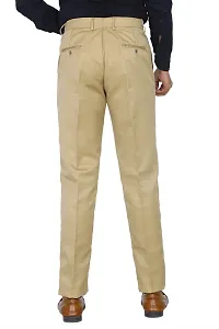 KRG FASHION Men's Regular Fit Cotton Trouser (KRG-FRMLTRSR-BEIGE-10-34_Beige_34)-thumb3