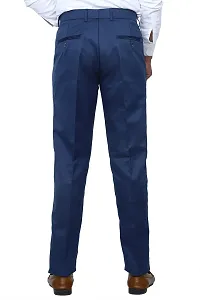 KRG FASHION Men's Regular Fit Cotton Trouser (KRG-FRMLTRSR-NVBLU-05-28_Navy Blue_28)-thumb3