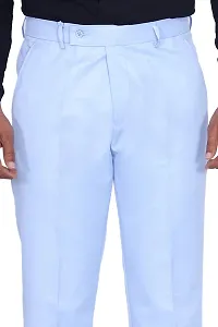 KRG FASHION Men's Regular Fit Cotton Trouser (KRG-FRMLTRSR-LTBLU-11-40_Light Blue_40)-thumb2