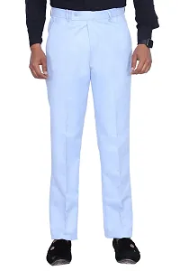 KRG FASHION Men's Regular Fit Cotton Trouser (KRG-FRMLTRSR-LTBLU-11-40_Light Blue_40)-thumb1