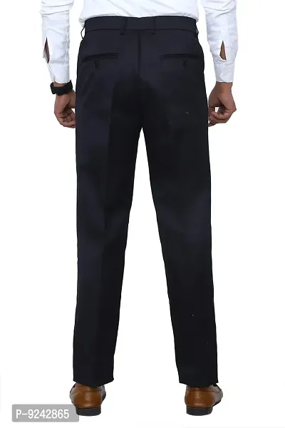 KRG FASHION Men's Regular Fit Cotton Trouser (KRG-FRMLTRSR-BLU-04-36_Blue_36)-thumb4