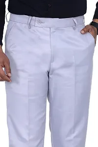 KRG FASHION Men's Regular Fit Cotton Trouser (KRG-FRMLTRSR-GRY-01-34_Grey_34)-thumb2