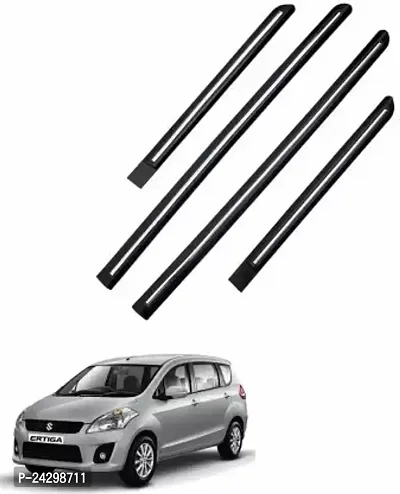 Techmoz Maruti Old Ertiga Door Side Beading Chrome Line Set Of 4 Car Beading Roll For Door (5 M)