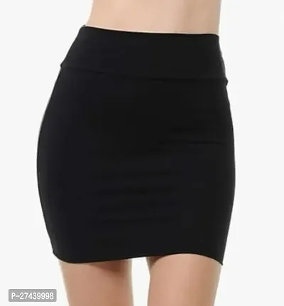 Trendy Cotton Mini Skirt for Women-thumb0