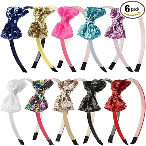 Shimmering Fabric Hair Accessories Set For Women