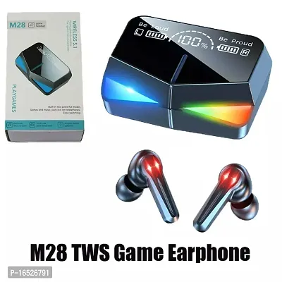 M28 Gaming Earbuds Low Latency Tws Earphones With Mic Bass Audio Sound Wireless M28 Game Headsets-thumb0