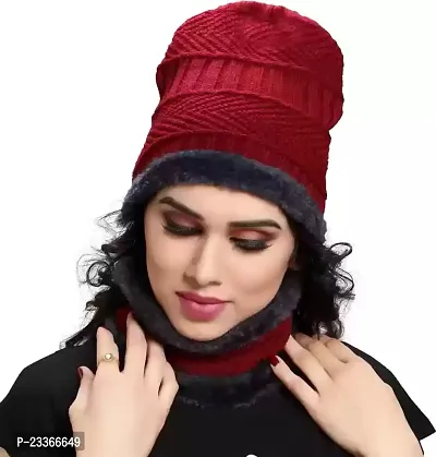 Fashion Stylish Supper Soft Winter Knit Beanie Woolen Cap Hat-thumb0