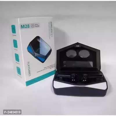 M28 TWS GAMMING + LISTNING DUAL GMMING MODE EARBUDS BLACK Bluetooth Headset  (Black, True Wireless)