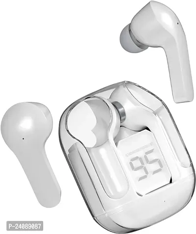 Ultrapods TWS Earbud, Bluetooth Earbuds with Display, Transparent Design, 30 Hrs Playtime with Fast Charging, Bluetooth 5.3 + ENC, 13mm HD BASS Drivers, Built-in Mic-thumb0