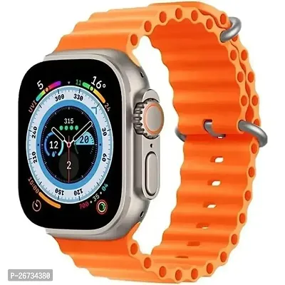 s8 ultra smartwatch with pro features in orange shade S8 ULTRA SMARTWATCH.-thumb0