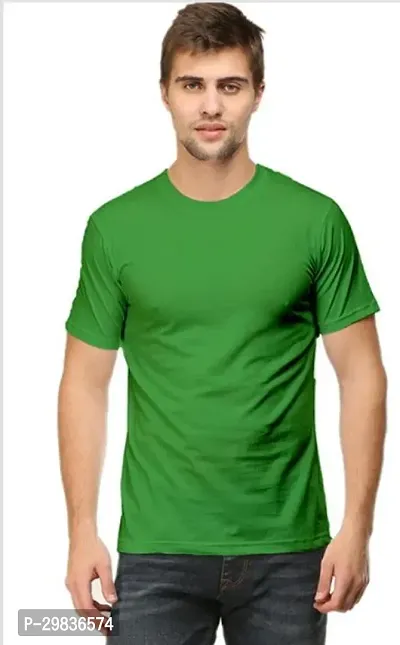 Trendy Cotton Solid Oversized T-shirt For Men-thumb0