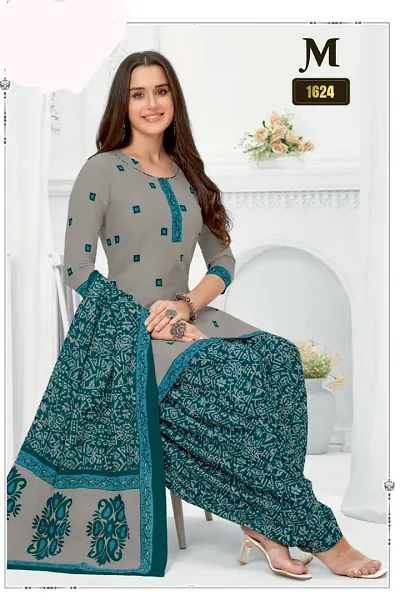 Stylish Crepe Printed Unstitched Suit