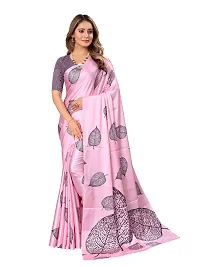 Digital Print, Printed Bollywood Silk Blend, Crepe Saree For Women-thumb2