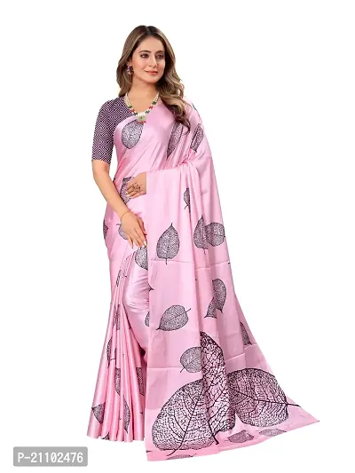 Digital Print, Printed Bollywood Silk Blend, Crepe Saree For Women-thumb3