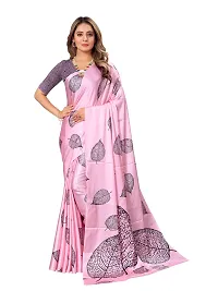 Digital Print, Printed Bollywood Silk Blend, Crepe Saree For Women-thumb1