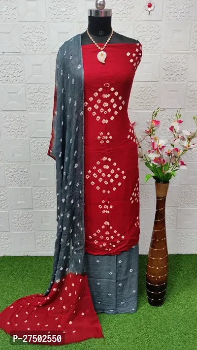 Stylish Maroon Embellished Rayon Dress Material with Dupatta For Women-thumb2