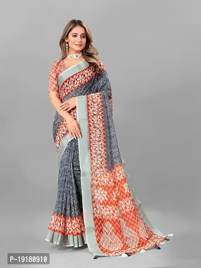 Daily Wear Cotton Saree For Women-thumb0