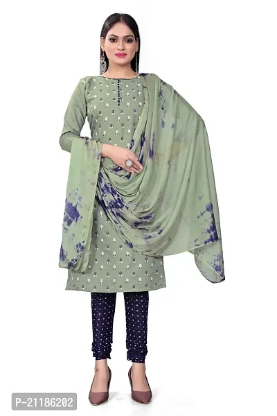 Cotton Dress Material For Women With Printed Work