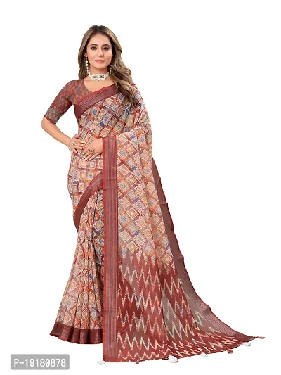 Daily Wear Cotton Saree For Women-thumb0