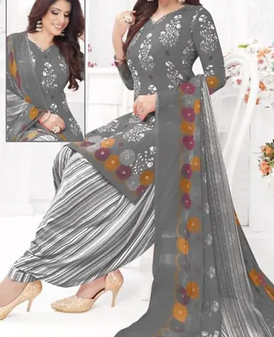 Women SYNTHETIC Un-Stitched Salwar Suit Dress Material