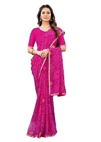 Daily Wear Printed Chiffon Saree For Women-thumb1