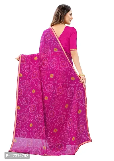 Daily Wear Printed Chiffon Saree For Women-thumb4