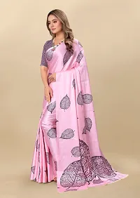 Digital Print, Printed Bollywood Silk Blend, Crepe Saree For Women-thumb3